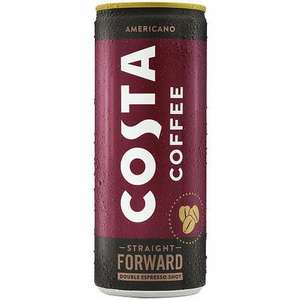 Costa Coffee Americano cold drink 250ml 19p @ Quality Save