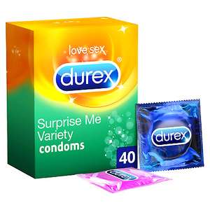 40 x Durex Surprise Me assorted Condoms, £11.72 delivered with code @ eBay / national-deal