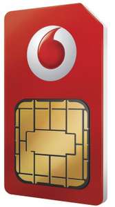 Vodafone 5G Sim Only 100GB, Unltd Mins/Texts 12m - £16pm + £40 auto-cashback + £25 prepaid mastercard @ Mobiles.co.uk