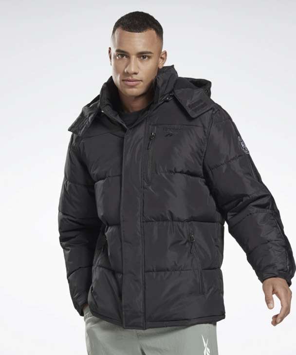 Reebok Winter Puffer Jacket in Black, Grey/Black or Navy - £31.87 ...