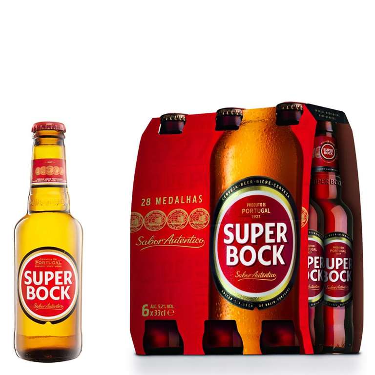 Super Bock Beer 6 x 250ml £3.99 @ Lidl