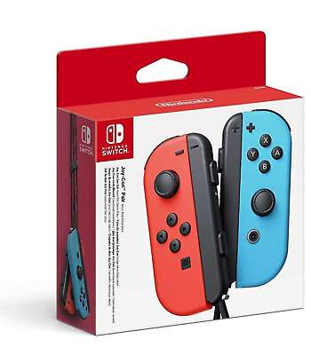 Joy-Con Pair (Red/Blue) (Nintendo Switch) £37.59 with code (Refurbished) @ eBay / ps.bargains