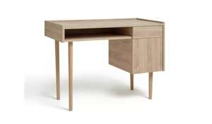 Skandi 1 Drawer Desk, Oak Effect - £80 Free Click & Collect at Argos Stores @ Habitat (Limited Stock)