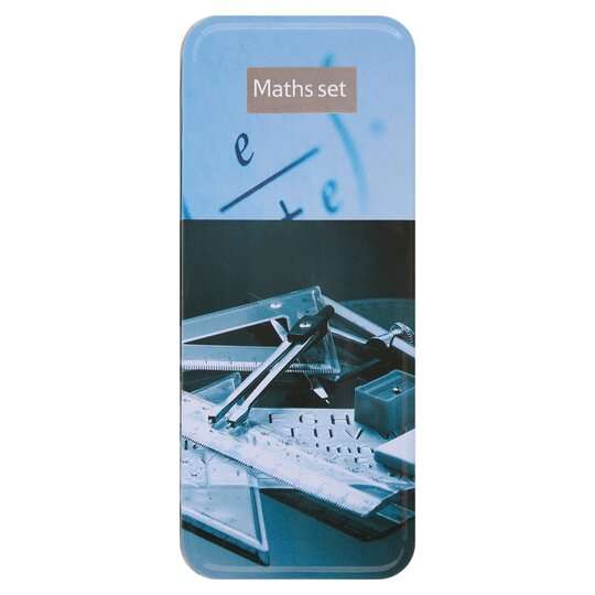 9 Piece Metal Maths Set 1 Clubcard Price Tesco Hotukdeals