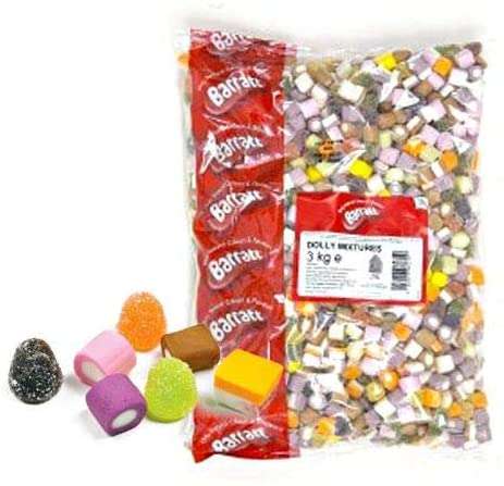 Save 10% on Sweets when you buy 2 - dolly mixture 3kg 2 bags for £17.10 sold by Monmore Confectionery on Amazon