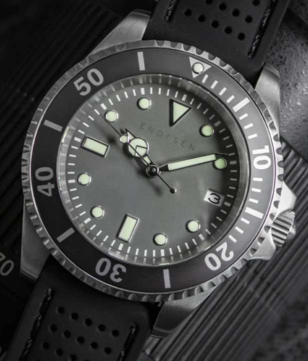 Enoksen Men's Automatic 'Dive' Watch E02/D £225 + delivery @ Enoksen