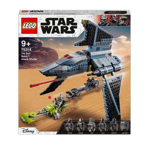 Lego Star Wars 75314 the Bad Batch Attack Shuttle Building Toy for Kids Age 9+ - £80 at Starlings Toys