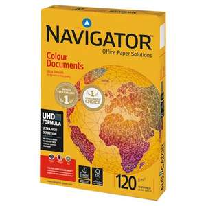 Navigator A4 paper 120gsm Colour Document Paper 250 Sheets £4 each or 2 for £6 (£5 delivery) @ Wilko