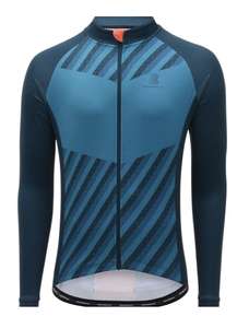 Boardman Mens Thermal Cycling Jersey - Navy - £12.50 + free click and collect at Halfords