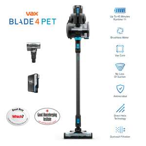 Vax ONEPWR Blade 4 Pet Cordless Upright Vacuum Cleaner £199.99 Argos - free click & collect