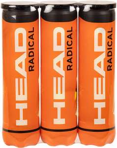 HEAD Radical Tennis Balls, Triple Pack (12 Balls) - £10.99 Prime / +£4.49 non Prime @ Amazon