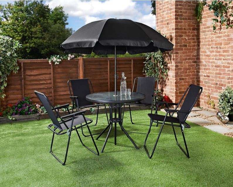 Milano 6-piece patio table and chair - £70 instore @ B&M, Halifax