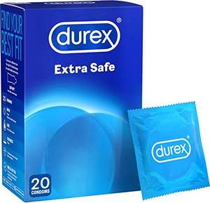 Durex Extra Safe Condoms, Pack of 20 (Packaging May Vary) £5.68 Prime (+£4.49 Non-Prime) @ Amazon