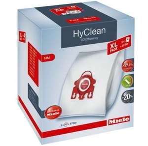 8 Miele FJM Allergy XL HyClean 3D Dustbags for £23.49, includes 1 HEPA AirClean filter with TimeStrip (worth £30) @ Miele
