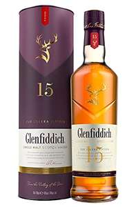 Glenfiddich 15 Year Old Single Malt Scotch Whisky – 70cl £35 at Amazon