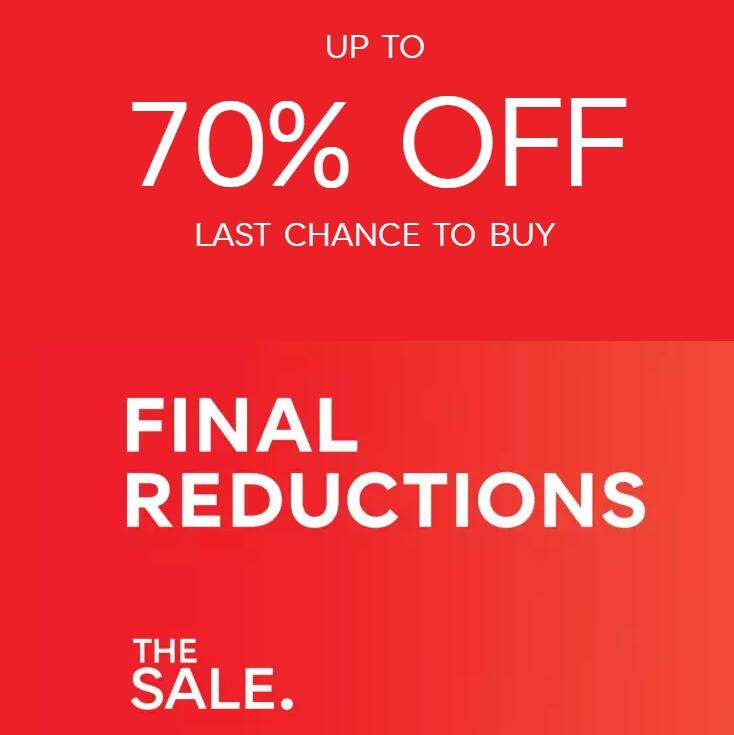 M&S Sale - Final Reductions, now up to 70% Off + Free click and collect @ Marks & Spencer