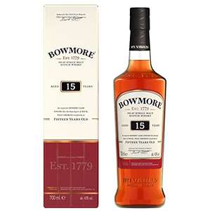 Bowmore 15 Year Old Single Malt Scotch Whisky 70cl - £28 at Amazon