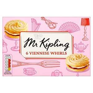 6 Mr Kipling Viennese Whirls - £0.85 Prime (+£4.49 non-Prime) @ Amazon