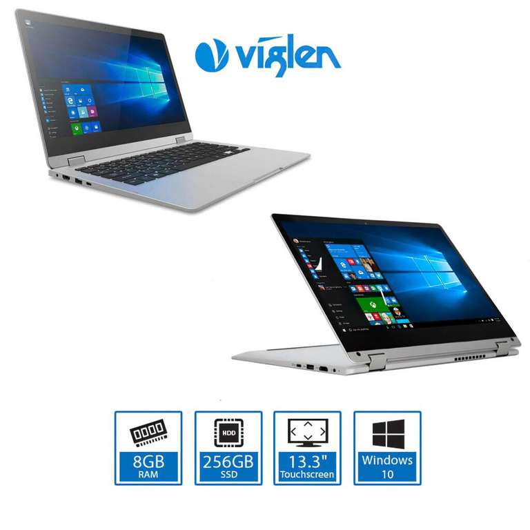 [A Grade Refurbished] Viglen 13.3" Touchscreen Ultrabook 360 - i5-8250U / 8GB RAM / 256GB SSD - £329.99 Delivered @ Laptop Outlet