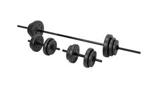 Opti Vinyl Barbell and Dumbbell Set - 35kg £44.99 @ Argos Free click and collect