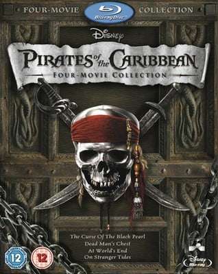 pirates of the caribbean blu ray box set