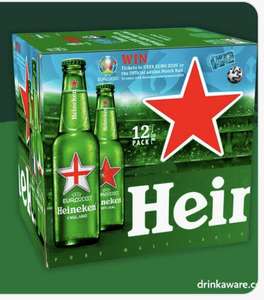 Heineken Premium Lager Beer Bottles 12x330ml £6.99 @ Morrisons instore