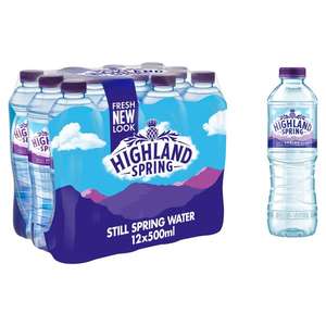Highland Spring Still Water 12 x 500ml - £2 @ Morrisons