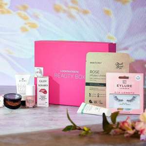 FREE April 2021 beauty box worth over £100 when buy a LOOKFANTASTIC Beauty Box for £15 with free delivery @ Look Fantastic