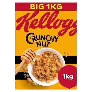 2 Boxes 1KG Kellogg’s Crunchy Nut £7.60 at Sainsbury Rhuddlan