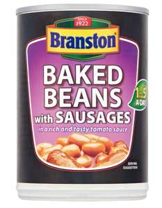 Branston Baked Beans with Sausages in a Rich and Tasty Tomato Sauce 405g 75p @ Co-operative