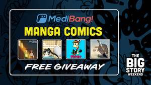 4 free Manga Digital Comics + 10% off voucher for mammoth manga bundle @Fanatical