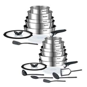 Ingénio Émotion 10-piece Cookware Set £105 / 15-Piece Cookware Set £131.25 With Code - Free Click & Collect / £3.99 Delivery @ La Redoute