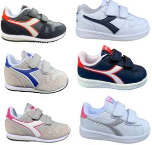 Diadora Infants / Baby Trainers Choice of 6 Sizes 3.5 - 9.5 £9.99 delivered @ peach_sport_uk / ebay