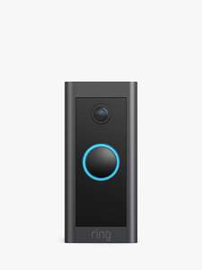 Ring Smart Video Doorbell Wired, with Built-in Wi-Fi & Camera - £39 (free C&C) @ John Lewis & Partners