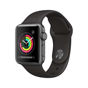 Apple Watch Series 3 (GPS, 38mm/42 mm) - Space Grey Aluminum Case with Black Sport Band - Used Very Good - £123.59 @ Amazon