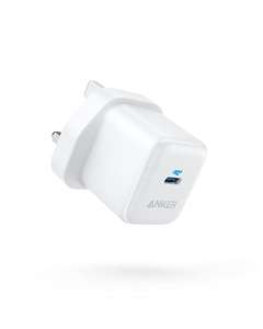 Anker USB C Plug, 20W PIQ 3.0 Fast Charger £11.99 (+£4.49 Non-Prime) - Sold by Anker / FBA @ Amazon