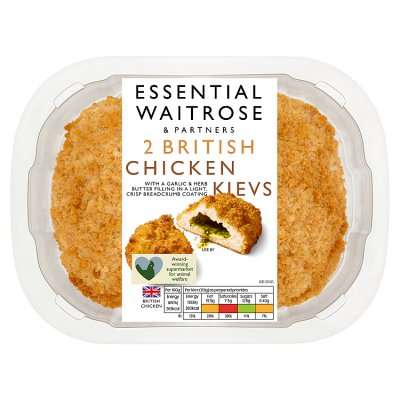 Essential 2 British Chicken Kievs 250g - £1.25 @ Waitrose & Partners