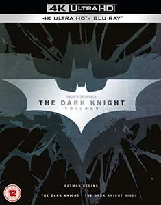 The Dark Knight Trilogy [Batman] [4K Ultra HD] + Blurays (9 Discs) £33.32 delivered @ Amazon