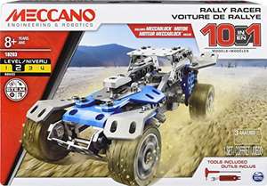 Meccano Erector by Meccano, 10 in 1 Rally Racer Model Vehicle Building Kit, for Ages 8 and up £8.49 + £4.49 Non Prime @ Amazon