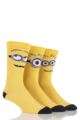 3 Pair Despicable Me Minions Faces Cotton Socks (Men's) - £1.99 (+£2.95 Delivery) @ Sock Shop