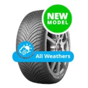 Kumho Solus 4S HA32 155/65 R14 T (75) All Season Car Tyres - fits Citroen C1 / Toyota Aygo / Pug 107 - £44.48 fully fitted @ Black Circles