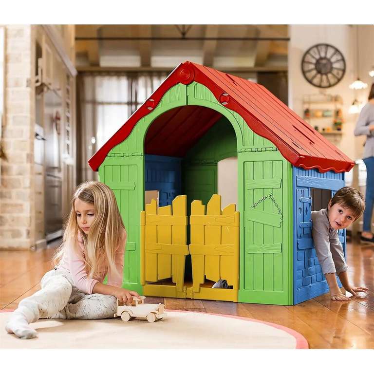 Keter Wonderfold Kids Portable Indoor / Outdoor Foldable Playhouse - £50 (Free click & collect) @ Homebase