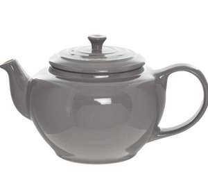 Le Creuset Flint Grey stoneware teapot now £10 + £1.99 click and colect from TK Maxx