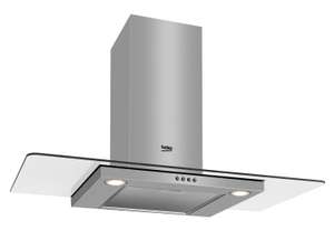 Beko HCF91620X Silver Stainless steel Chimney Cooker hood (W)90cm - £95 + £10 delivery @ B&Q