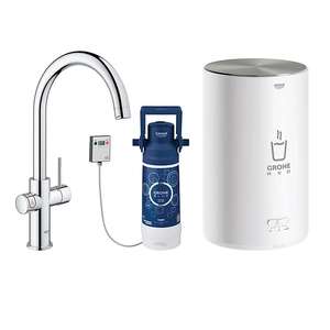 10% off all GROHE for Club members e.g Grohe Red Duo Chrome effect Chrome-plated Water boiler tap £764.10 + £75 cashback from GROHE @ B&Q
