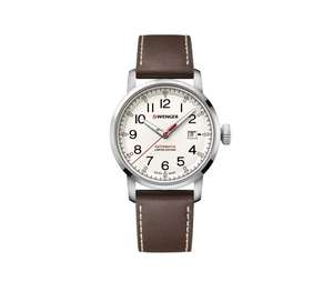 Wenger Attitude Heritage Brown Leather Automatic Watch £129.99 TK Maxx