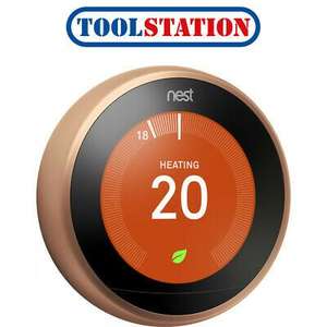Nest Smart Learning Thermostat T3031EX, Copper or Black - £151.20 delivered with promotional code at Toolstation / eBay
