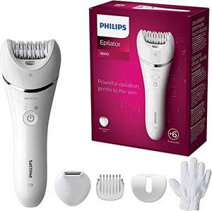 Philips Epilator Series 8000, Wet & Dry hair removal for legs and body, Powerful epilation, 6 accessories £59.99 @ Amazon
