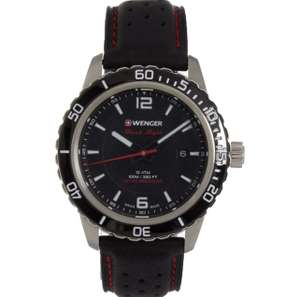 Men’s Wenger Black Night Swiss-Made Quartz Watch £69.99 + £3.99 delivery at TK Maxx
