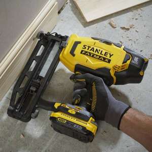 STANLEY FatMax V20 18V Cordless Nailer (nail gun) with two 2Ah batteries and Kit Box (SFMCN616D2K-GB) for £216 click & collect @ Homebase